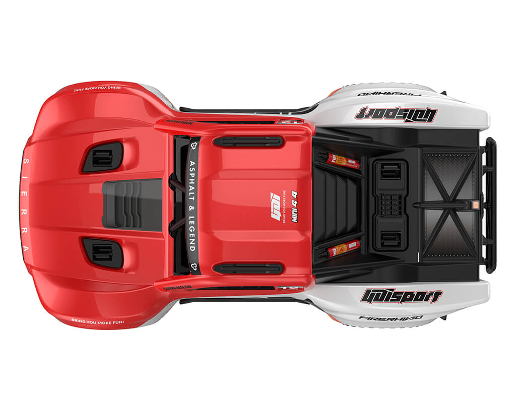 UDI RC 1/12 SIERRA 4WD SHORT COURSE TRUCK B/LESS RTR - RED