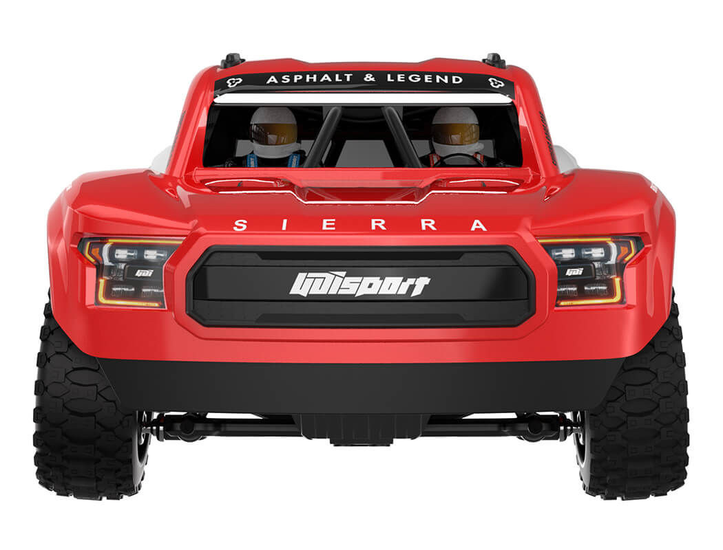 UDI RC 1/12 SIERRA 4WD SHORT COURSE TRUCK B/LESS RTR - RED