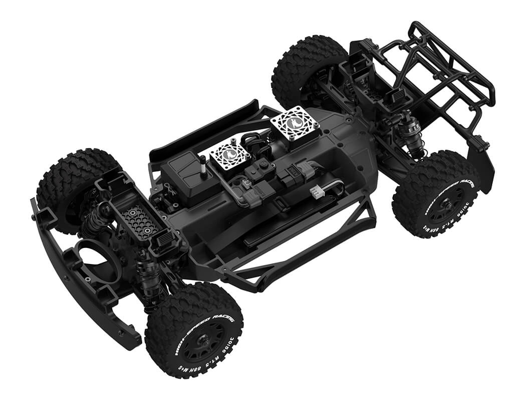 UDI RC 1/12 SIERRA 4WD SHORT COURSE TRUCK B/LESS RTR - BLUE