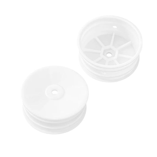 Front Wheel for 1/10th Off Road 4wd -White (2pcs)