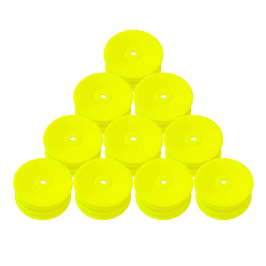 Front Wheel for 1/10th Off Road 4wd -yellow (10pcs)
