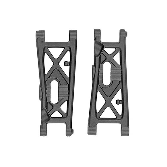 TEAM ASSOCIATED RC10B7.1 FT FRONT SUSPENSION ARMS, CARBON