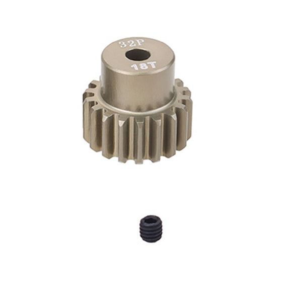 FASTRAX 32DP 20T ALUMINIUM 7075 PINION GEAR (3.2MM SHAFT)