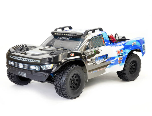 FTX APACHE 1/10 BRUSHLESS TROPHY TRUCK RTR - BLUE